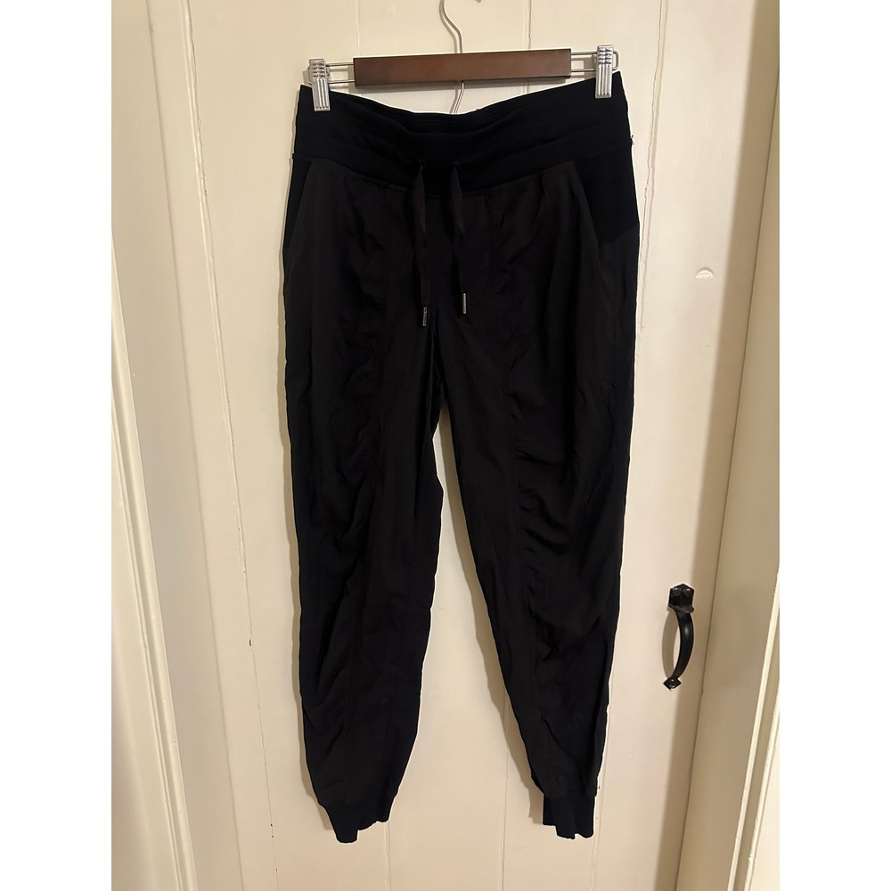 Lululemon Dance Studio Jogger Black High Rise Athletic Pants Womens‎ - Picture 3 of 4